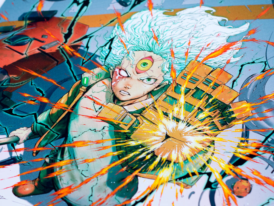 monster381の限定キャンバスプリント「rebellion」を販売!