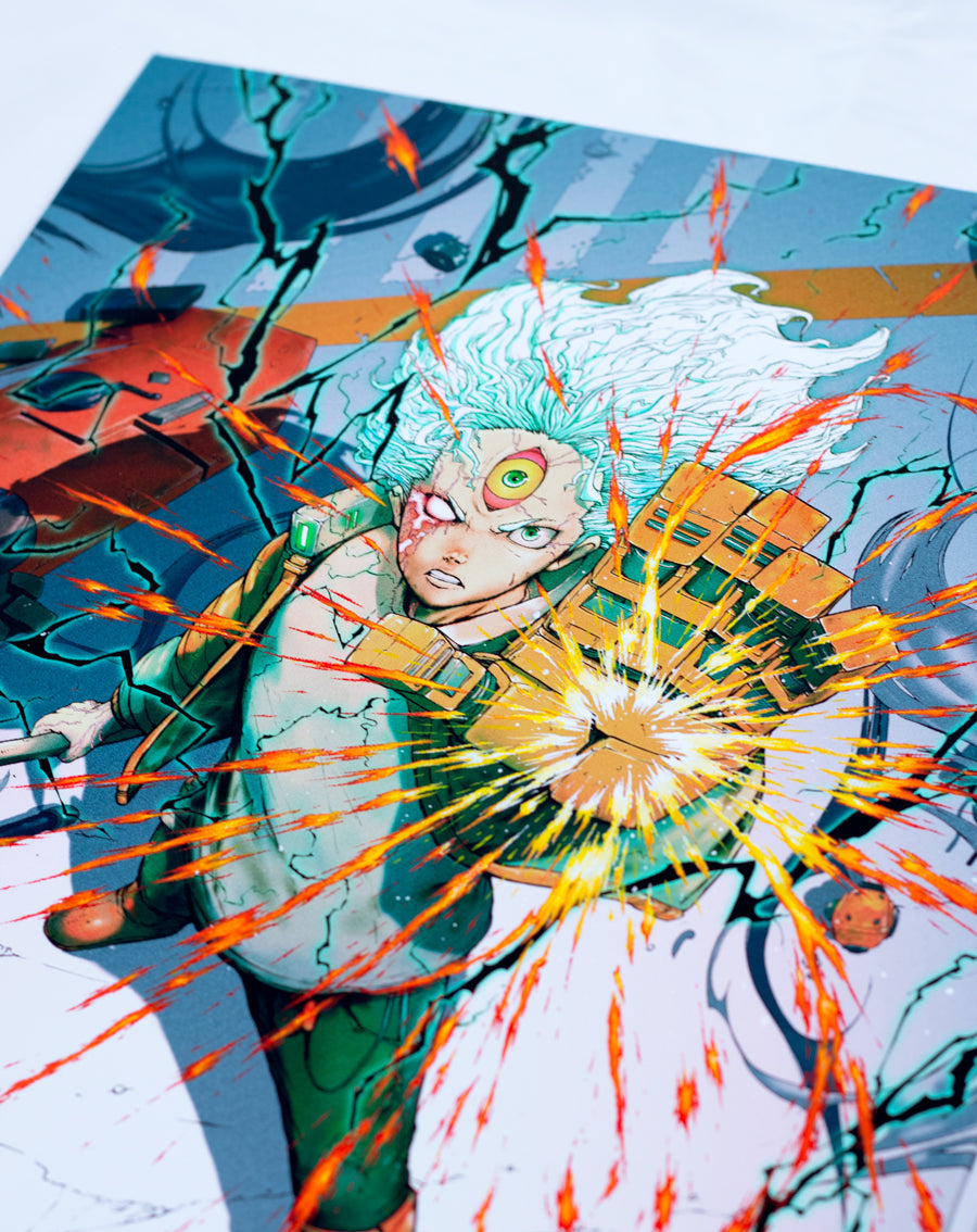 monster381の限定キャンバスプリント「rebellion」を販売！